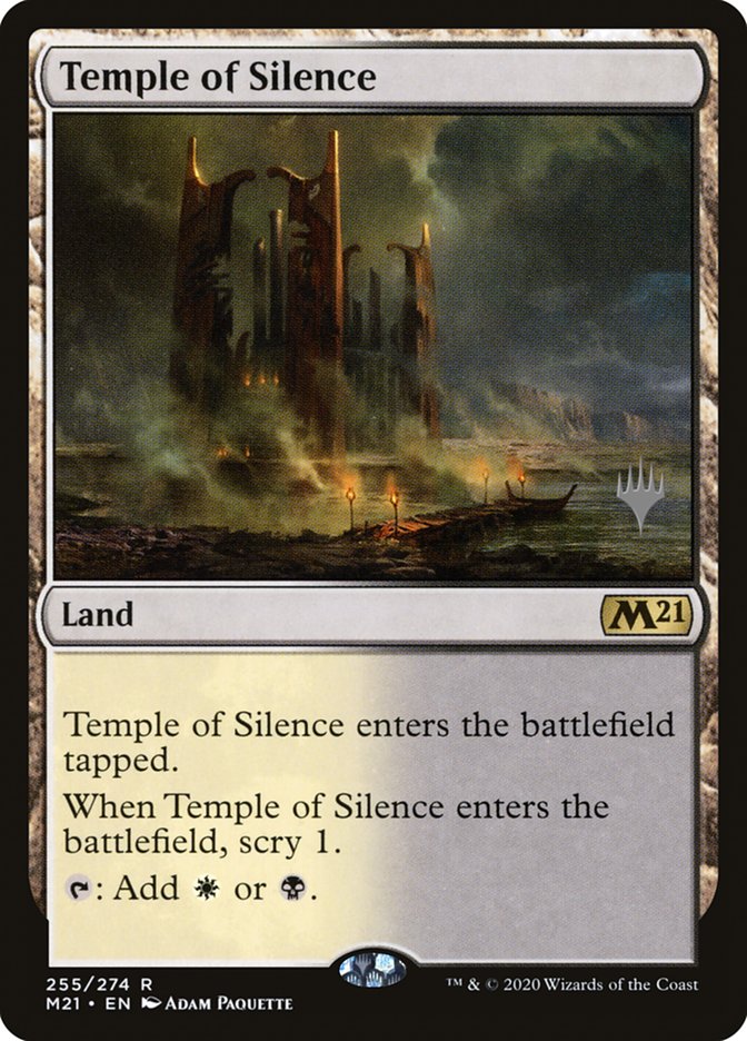 Temple of Silence (Promo Pack) [Core Set 2021 Promos] | Tables and Towers