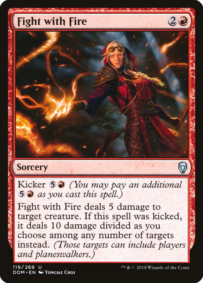 Fight with Fire [Dominaria] | Tables and Towers