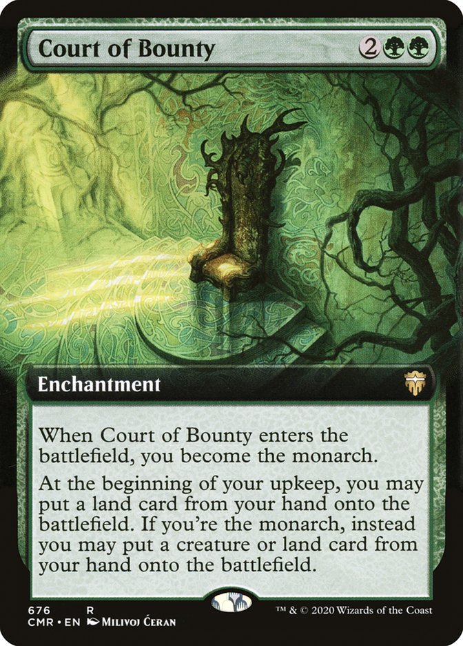 Court of Bounty (Extended Art) [Commander Legends] | Tables and Towers