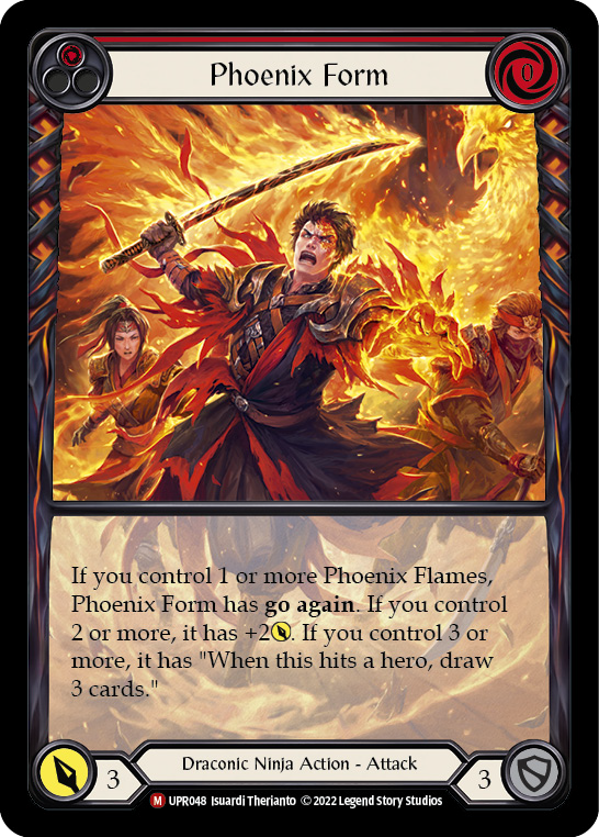 Phoenix Form (Extended Art) [UPR048] (Uprising)  Rainbow Foil | Tables and Towers