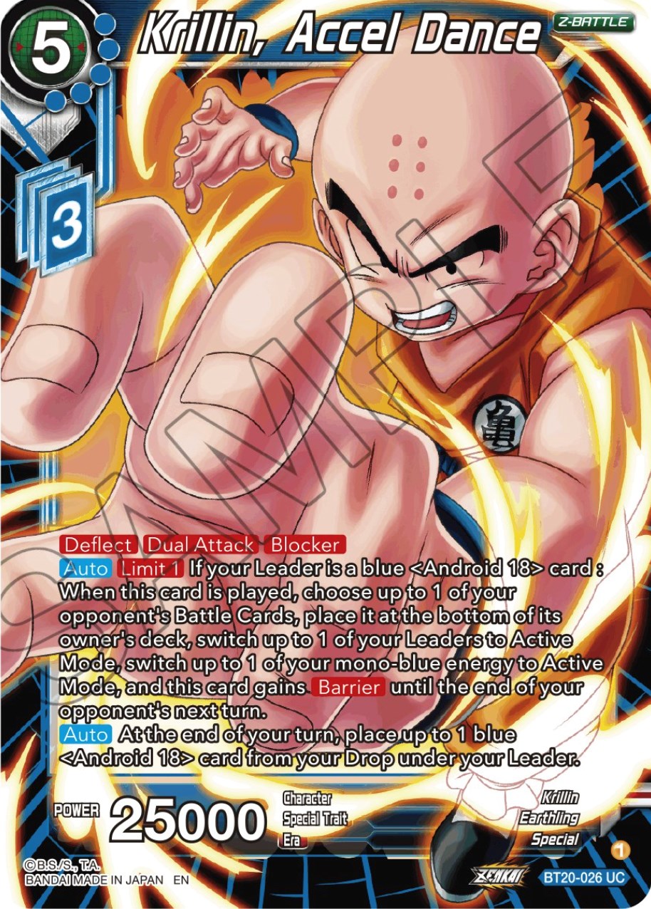 Krillin, Accel Dance (BT20-026) [Power Absorbed] | Tables and Towers