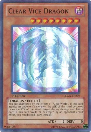 Clear Vice Dragon [LCGX-EN209] Super Rare | Tables and Towers