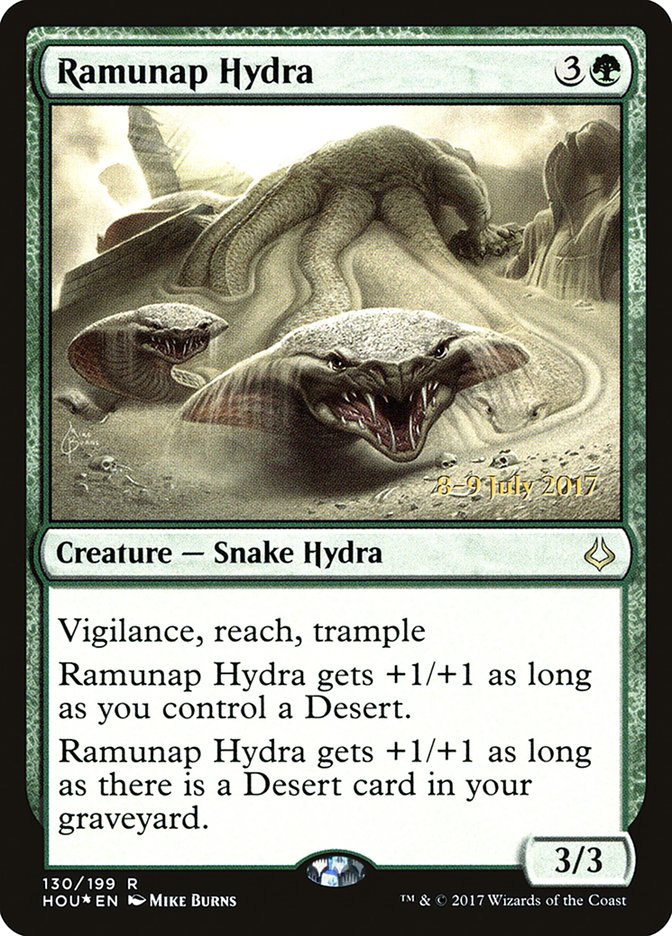 Ramunap Hydra [Hour of Devastation Prerelease Promos] | Tables and Towers