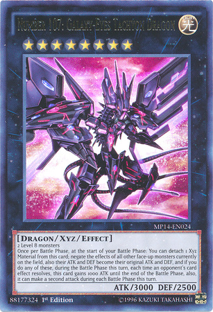 Number 107: Galaxy-Eyes Tachyon Dragon [MP14-EN024] Ultra Rare | Tables and Towers