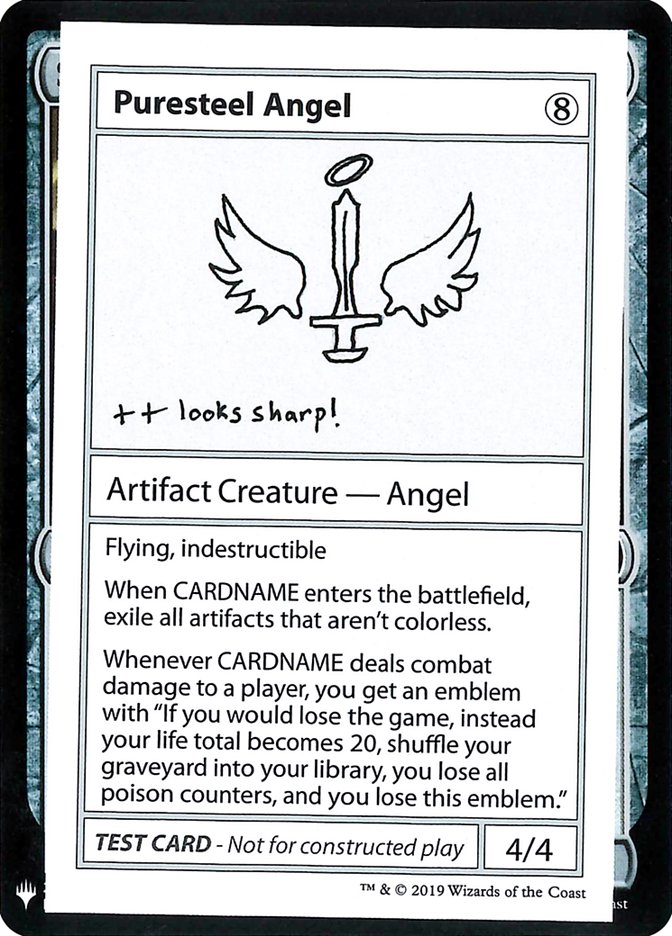 Puresteel Angel [Mystery Booster Playtest Cards] | Tables and Towers