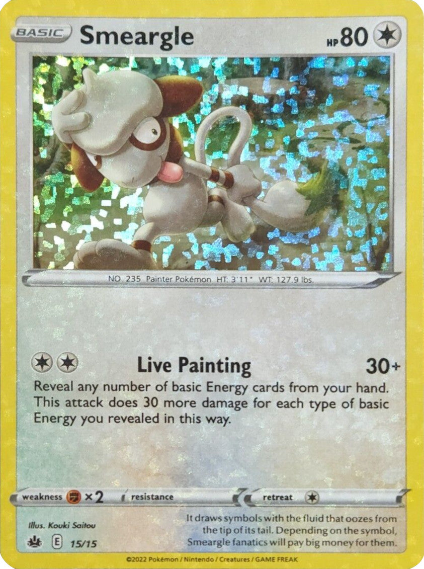 Smeargle (15/15) [McDonald's Promos: Match Battle] | Tables and Towers