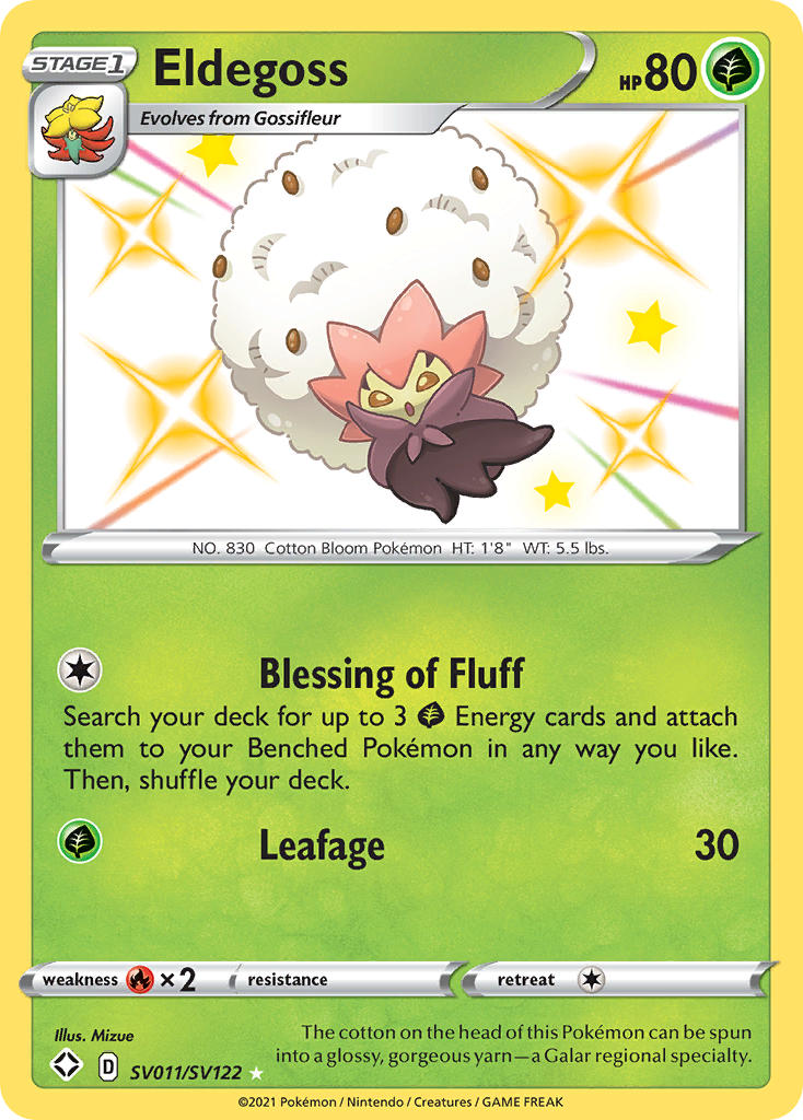 Eldegoss (SV011/SV122) [Sword & Shield: Shining Fates] | Tables and Towers