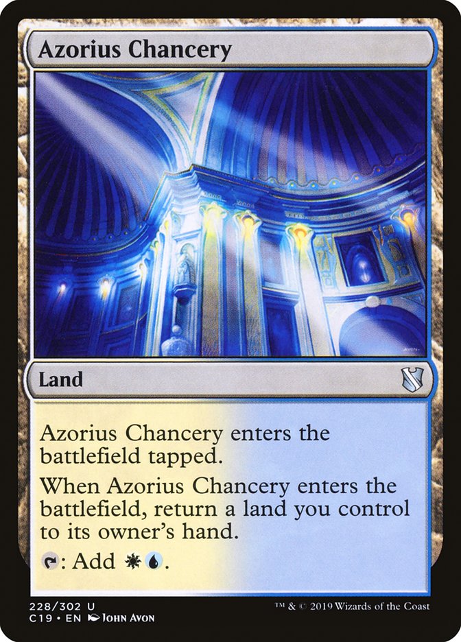 Azorius Chancery [Commander 2019] | Tables and Towers