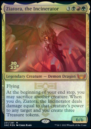 Ziatora, the Incinerator [Streets of New Capenna Prerelease Promos] | Tables and Towers