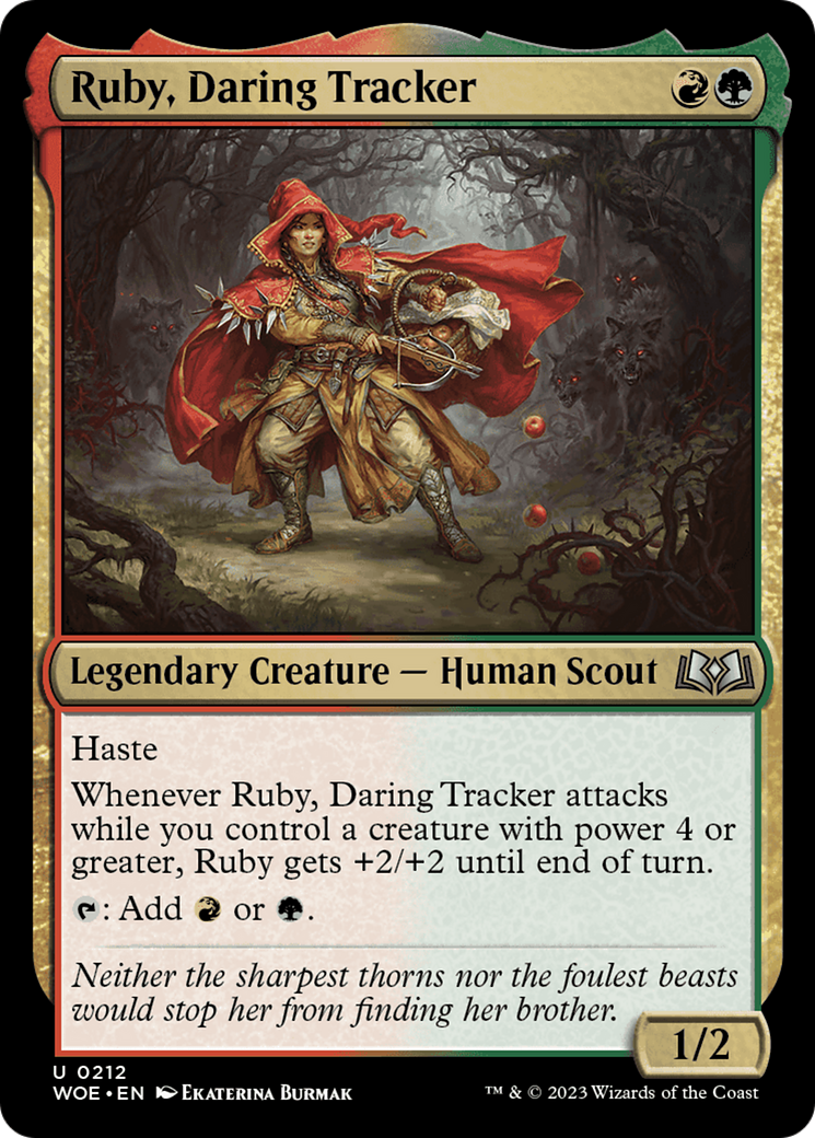 Ruby, Daring Tracker [Wilds of Eldraine] | Tables and Towers