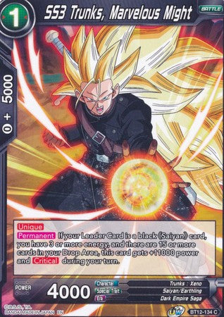 SS3 Trunks, Marvelous Might (BT12-134) [Vicious Rejuvenation] | Tables and Towers