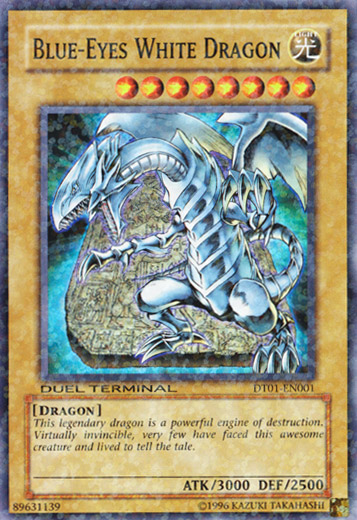 Blue-Eyes White Dragon [DT01-EN001] Super Rare | Tables and Towers