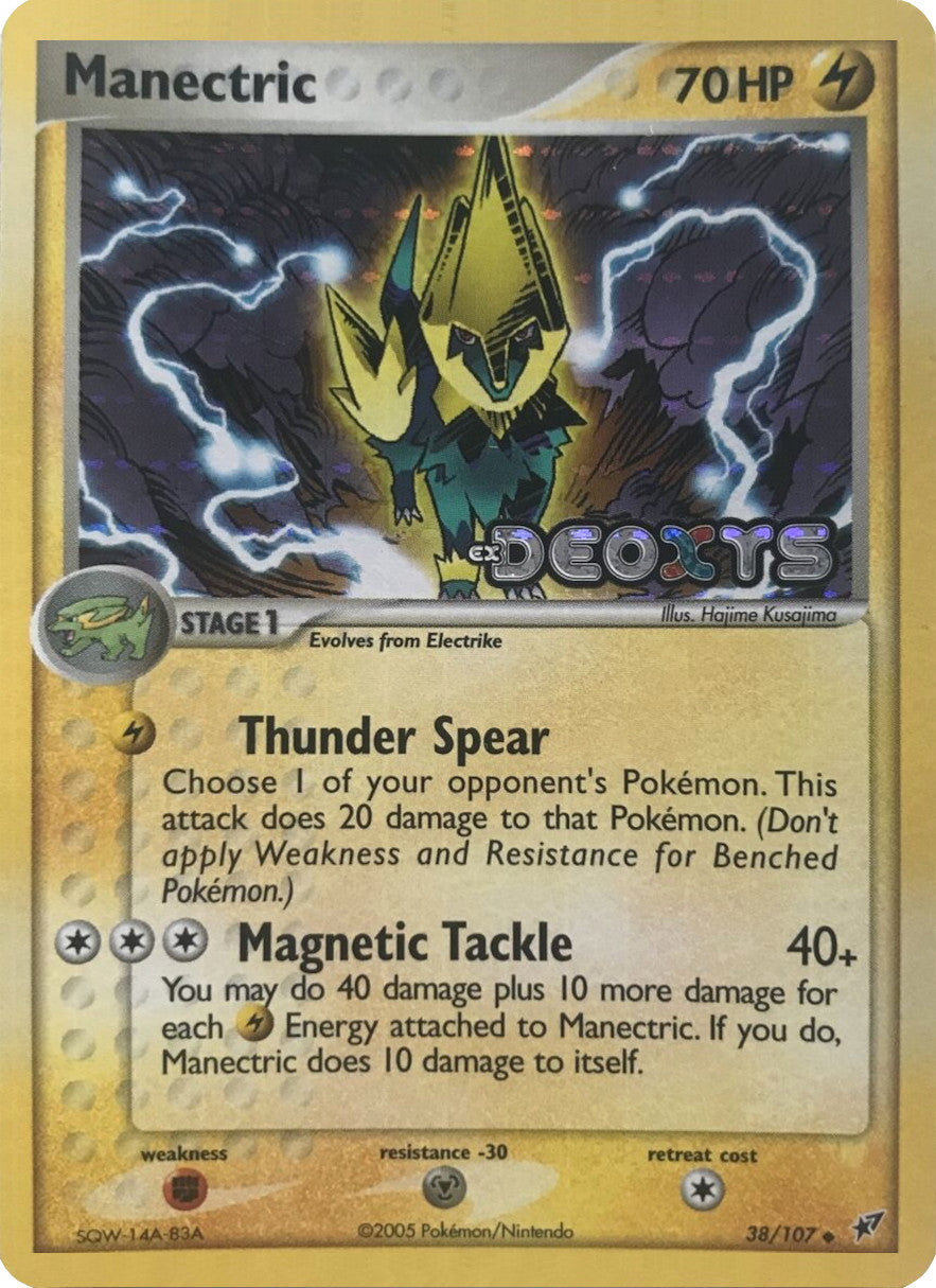 Manectric (38/107) (Stamped) [EX: Deoxys] | Tables and Towers