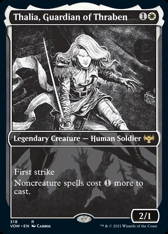 Thalia, Guardian of Thraben (Showcase Eternal Night) [Innistrad: Crimson Vow] | Tables and Towers