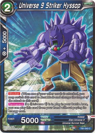 Universe 9 Striker Hyssop (TB1-043) [The Tournament of Power] | Tables and Towers