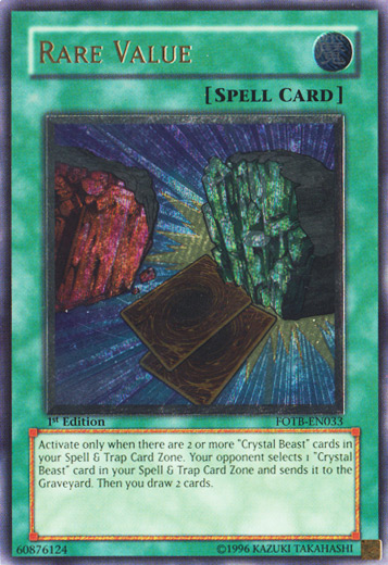 Rare Value [FOTB-EN033] Ultimate Rare | Tables and Towers