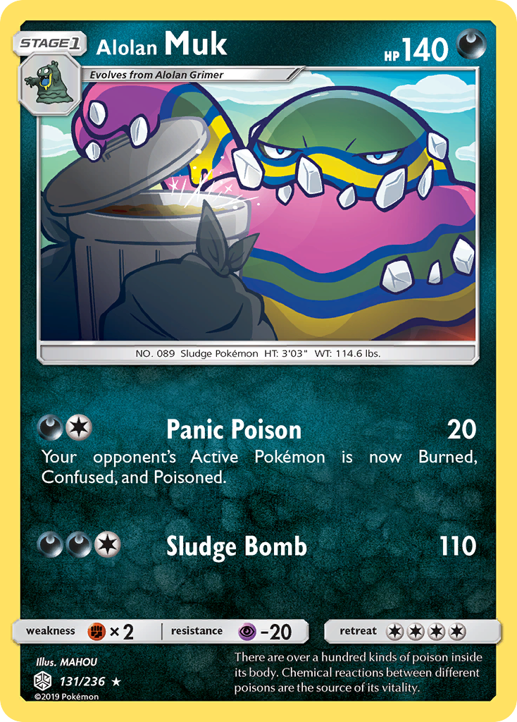 Alolan Muk (131/236) [Sun & Moon: Cosmic Eclipse] | Tables and Towers