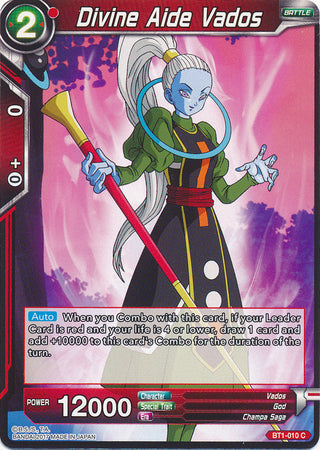 Divine Aide Vados (BT1-010) [Galactic Battle] | Tables and Towers