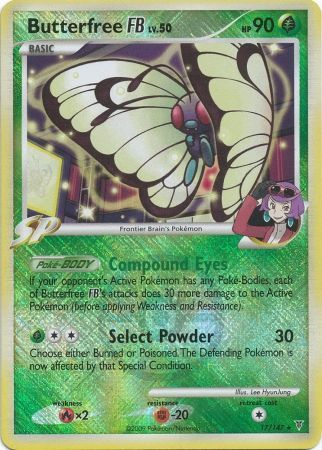 Butterfree FB LV.50 (17/147) (League Promo) [Platinum: Supreme Victors] | Tables and Towers