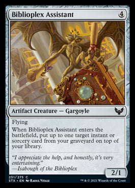 Biblioplex Assistant [Strixhaven: School of Mages] | Tables and Towers