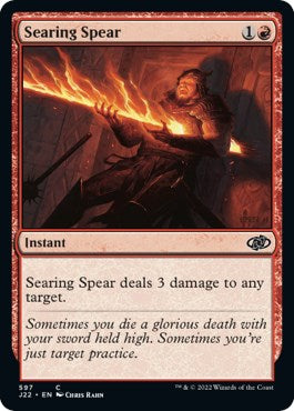 Searing Spear [Jumpstart 2022] | Tables and Towers