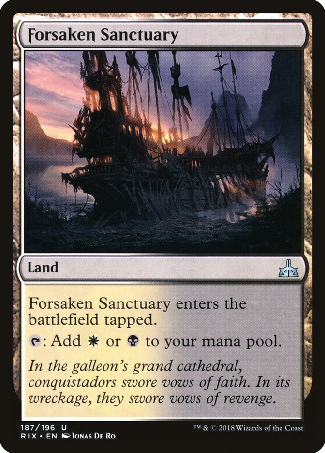 Forsaken Sanctuary [Rivals of Ixalan] | Tables and Towers