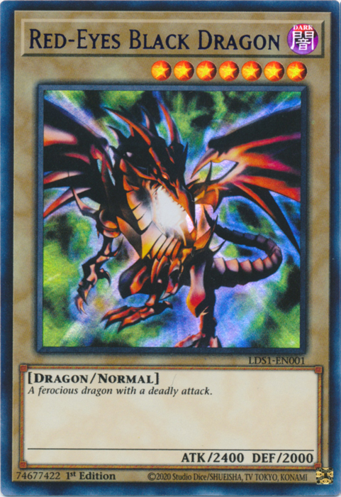 Red-Eyes Black Dragon (Blue) [LDS1-EN001] Ultra Rare | Tables and Towers