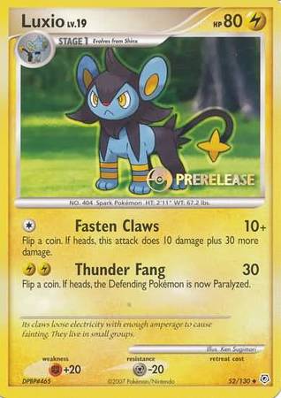 Luxio (52/130) (Prerelease Promo) [Nintendo: Black Star Promos] | Tables and Towers