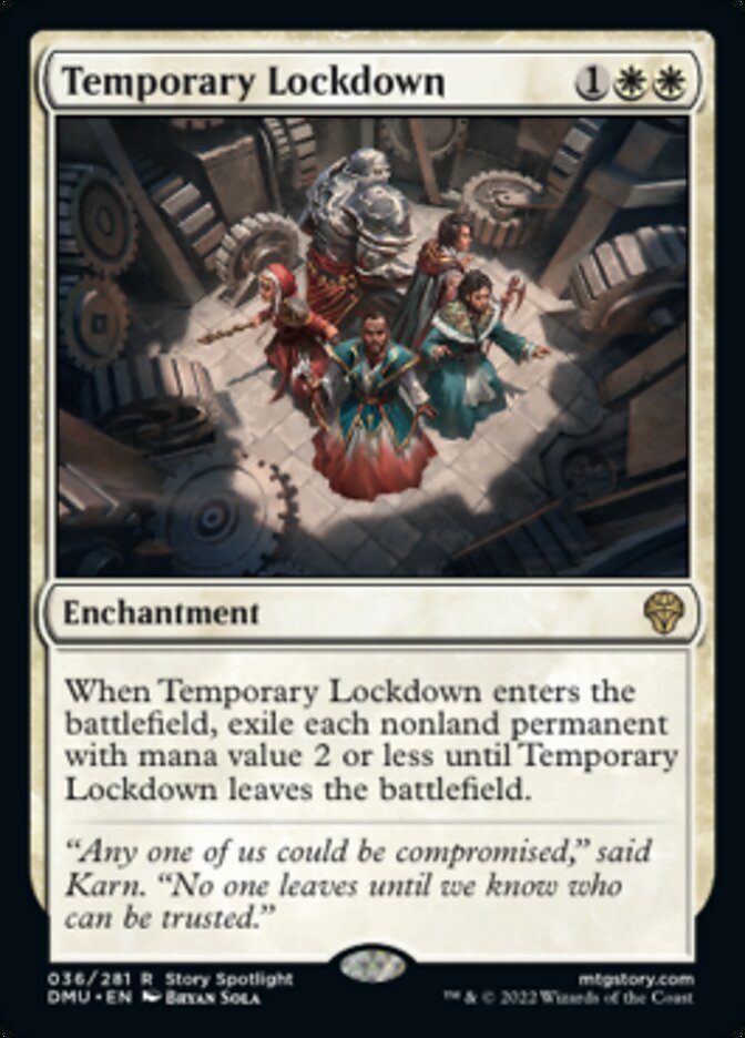 Temporary Lockdown [Dominaria United] | Tables and Towers