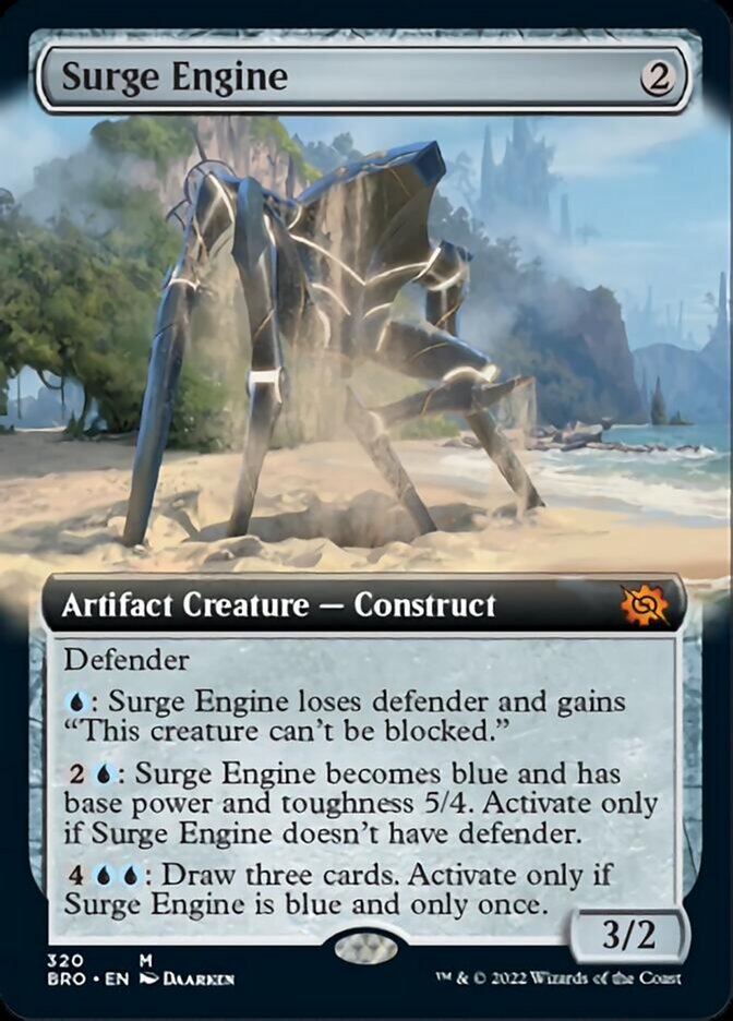 Surge Engine (Extended Art) [The Brothers' War] | Tables and Towers