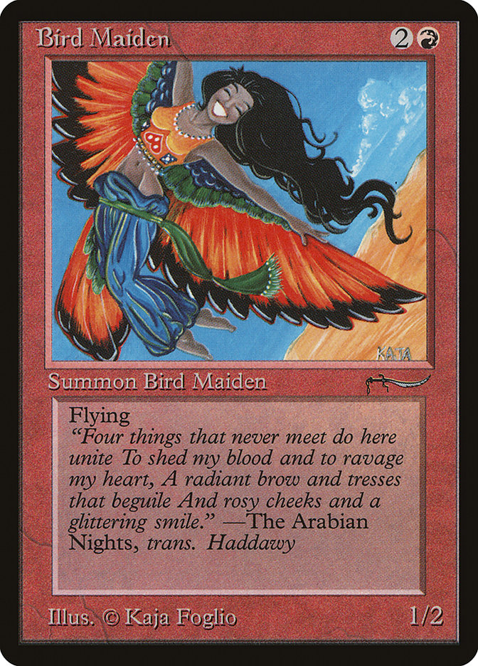 Bird Maiden (Light Mana Cost) [Arabian Nights] | Tables and Towers