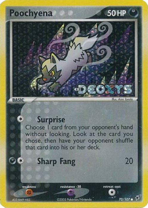 Poochyena (70/107) (Stamped) [EX: Deoxys] | Tables and Towers