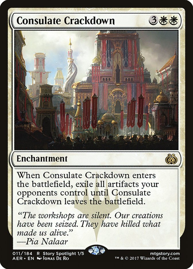 Consulate Crackdown [Aether Revolt] | Tables and Towers