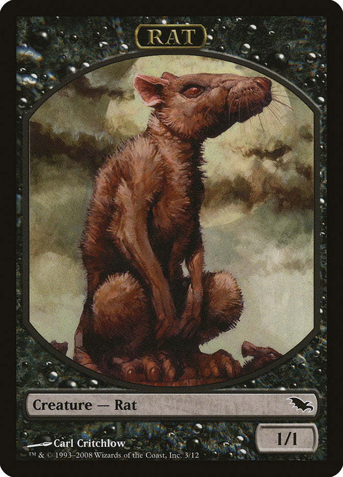 Rat Token [Shadowmoor Tokens] | Tables and Towers