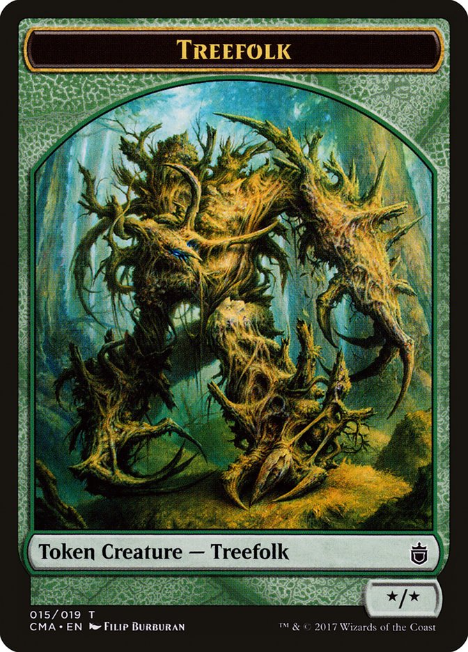 Treefolk Token [Commander Anthology Tokens] | Tables and Towers