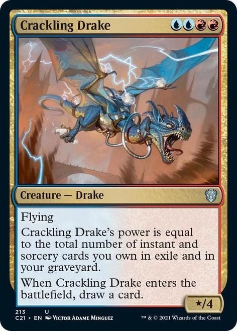 Crackling Drake [Commander 2021] | Tables and Towers