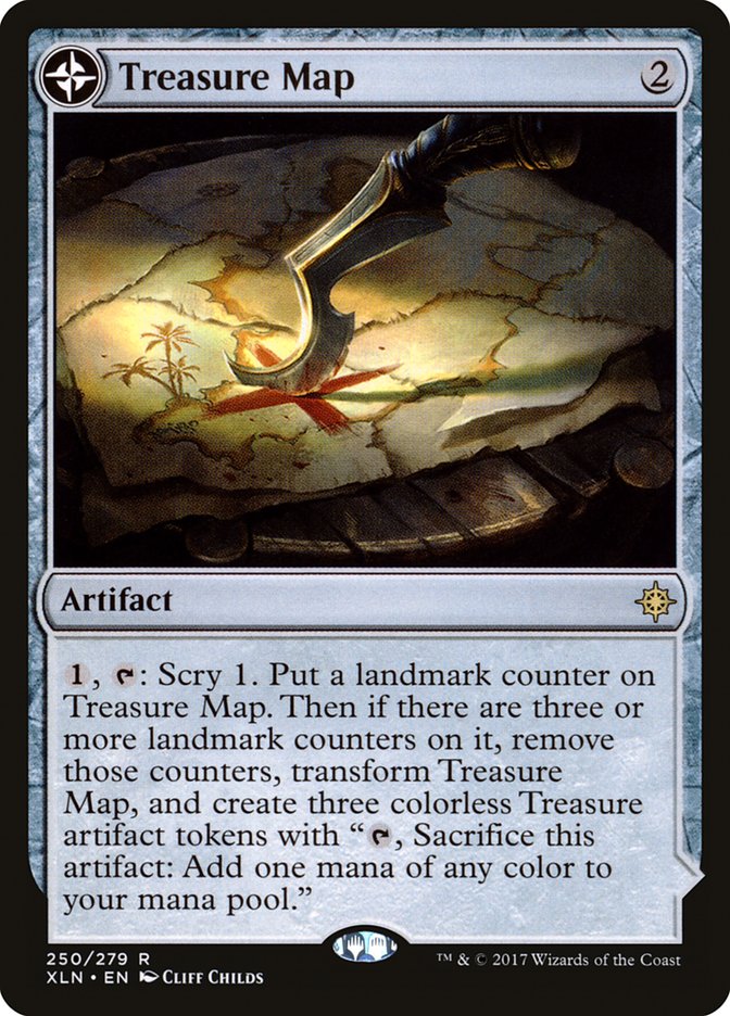 Treasure Map // Treasure Cove [Ixalan] | Tables and Towers