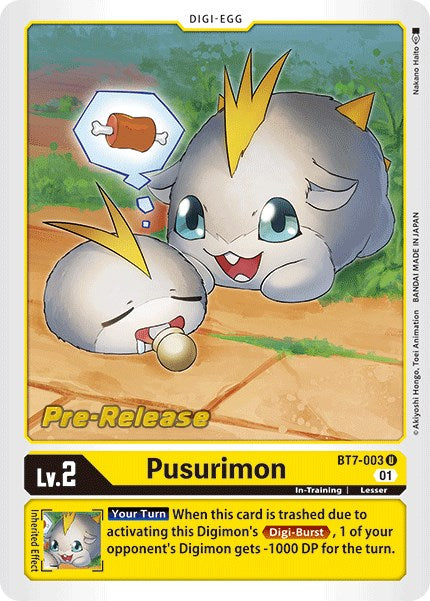 Pusurimon [BT7-003] [Next Adventure Pre-Release Cards] | Tables and Towers