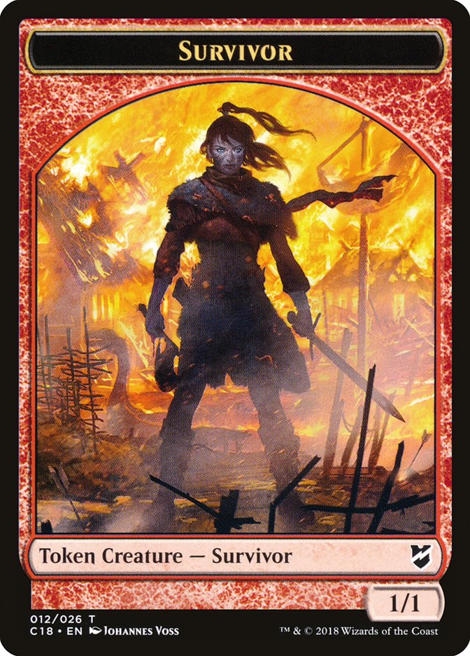 Survivor Token [Commander 2018 Tokens] | Tables and Towers