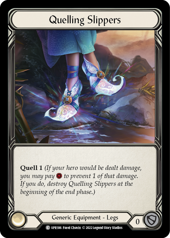 Quelling Slippers [UPR186] (Uprising)  Rainbow Foil | Tables and Towers