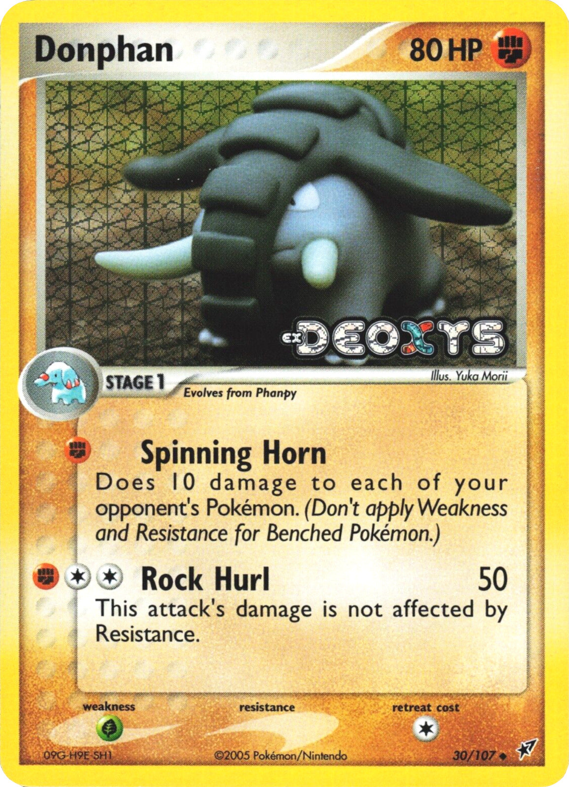 Donphan (30/107) (Stamped) [EX: Deoxys] | Tables and Towers