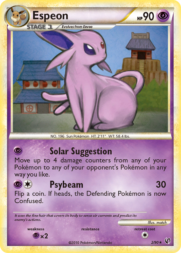 Espeon (2/90) [HeartGold & SoulSilver: Undaunted] | Tables and Towers