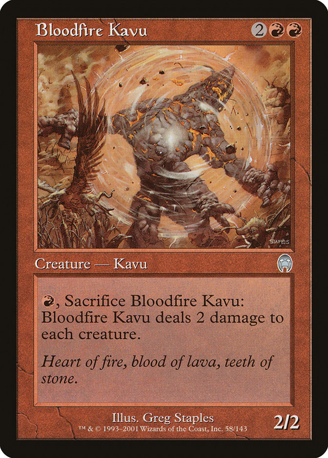 Bloodfire Kavu [Apocalypse] | Tables and Towers