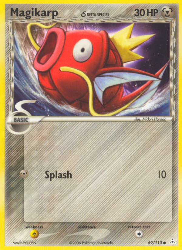 Magikarp (69/110) (Delta Species) [EX: Holon Phantoms] | Tables and Towers