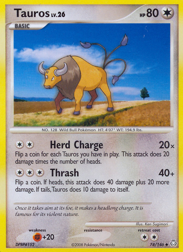 Tauros (74/146) [Diamond & Pearl: Legends Awakened] | Tables and Towers