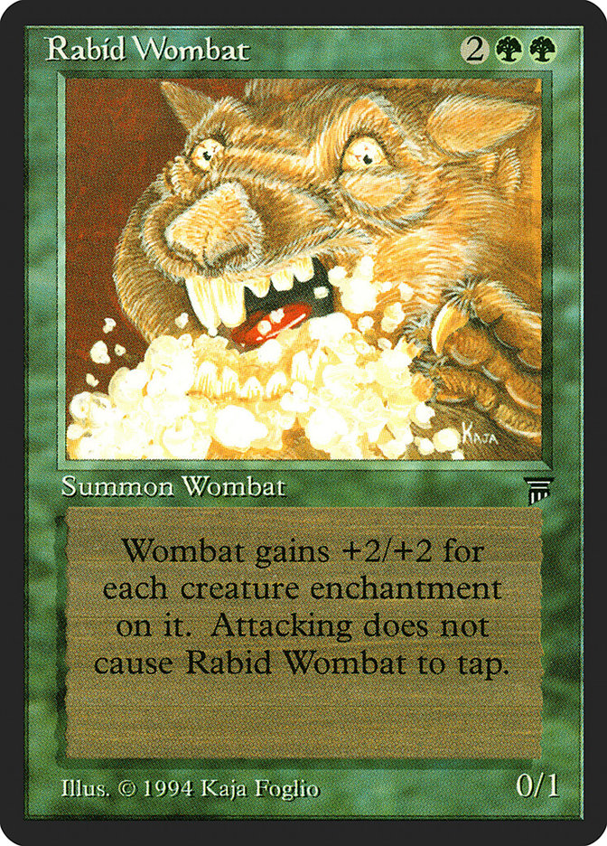 Rabid Wombat [Legends] | Tables and Towers