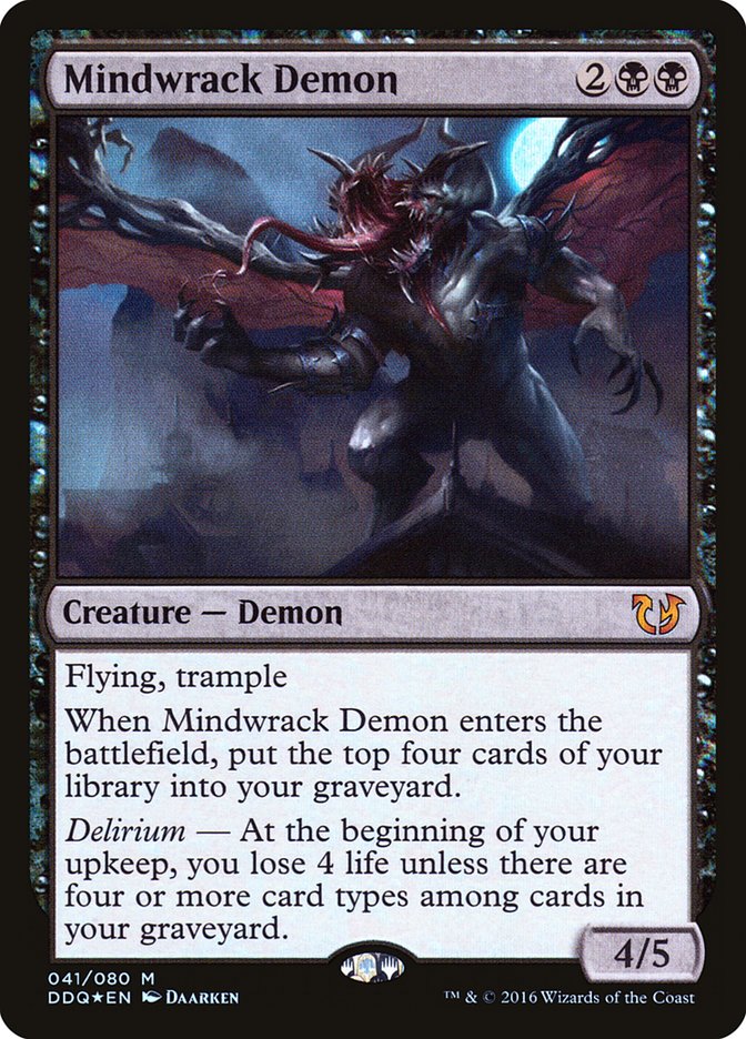 Mindwrack Demon [Duel Decks: Blessed vs. Cursed] | Tables and Towers