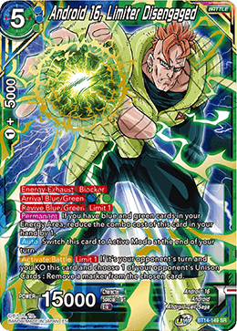 Android 16, Limiter Disengaged (BT14-149) [Cross Spirits] | Tables and Towers