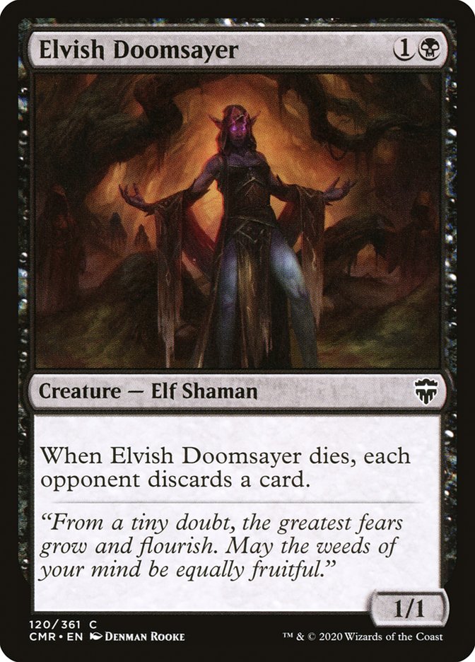 Elvish Doomsayer [Commander Legends] | Tables and Towers