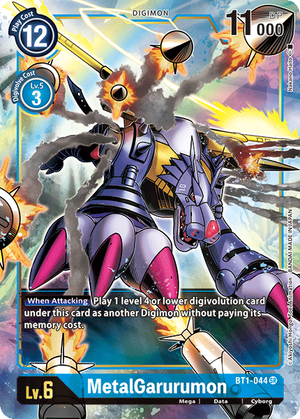 MetalGarurumon [BT1-044] (Alternate Art) [Release Special Booster Ver.1.0] | Tables and Towers